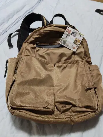 [ 미사용 새상품 ] mumu 베이지 백팩 마더스 백팩