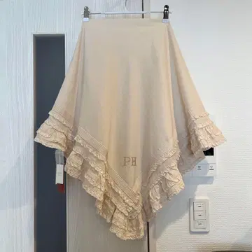 핑크하우스 생성 PH 로고 자수 스톨