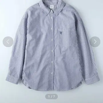 SOMETHING 썸씽 에드윈 스트라이프 셔츠