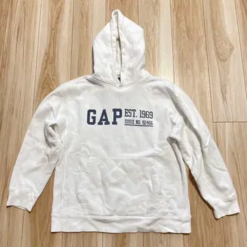 GAP 후드 부착 후드티 화이트