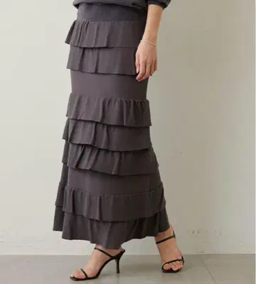 Whim Gazette(위무 가제트) 니트 캉캉 스커트