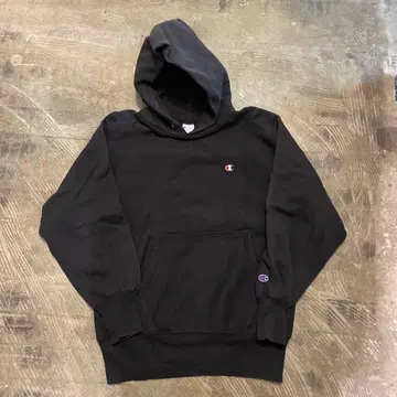 Champion Reverse Weave 눈 모양 후드티 L 블랙