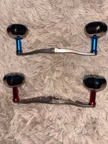 LIVRE 베이트 릴 부품 블루/레드