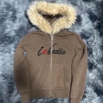 9090 girl I Love bestie Far Zip Hoodie