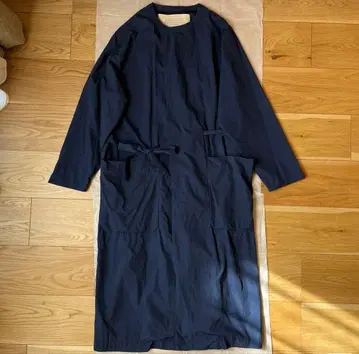 Enensorcivet 이엔엔솔 나일론 코트 레인코트 네이비