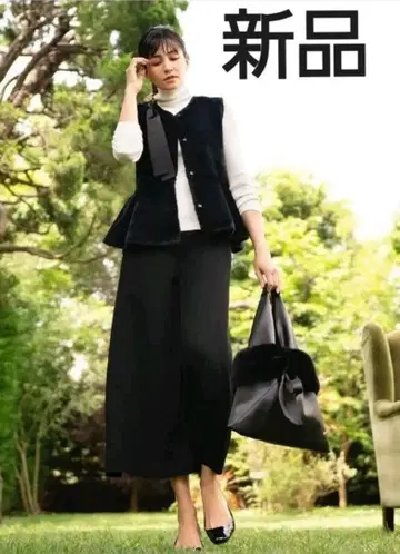 MS GRACY 블랙 퍼 베스트 38 사이즈 새상품