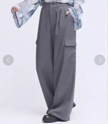 17HR 그레이 카고 슬랙스 팬츠 세븐틴 워즈