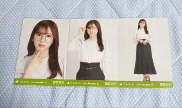 노기자카46 브로마이드 스가와라 사츠키 안경 코디 컴프