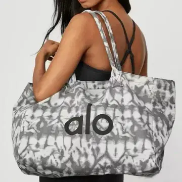 Alo Yoga 쇼핑백 토트백 그레이