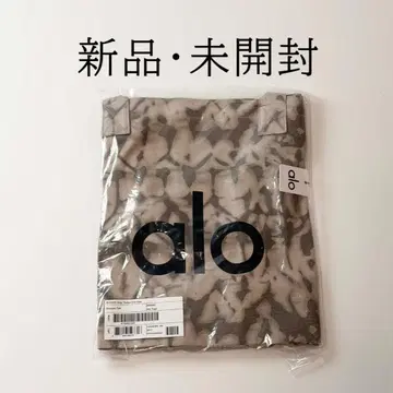 [ 정품 ] 새상품 미사용 alo yoga 쇼핑백 토트 그레이 타이다이