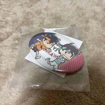 하이큐 J-WORLD 합동 체육대회 캔뱃지 카게야마 오이카와 미개봉