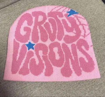 y2k Y2K 비니 그런지 핑크 패션