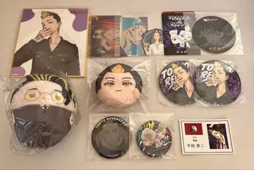 도쿄 리벤저스 한마 슈지 캔뱃지 봉제 인형 트레이딩 카드 색지 코스터