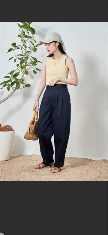 FREAK'S STORE 투 턱 와이드 팬츠