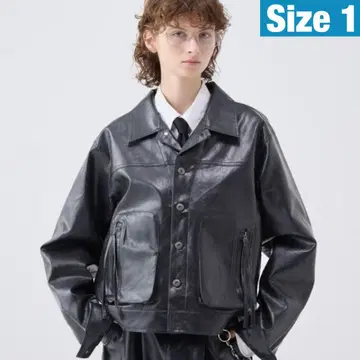 soerte 빈티지 밀리터리 자켓 블랙 사이즈 1