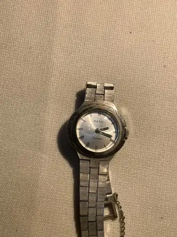 RADO 아날로그 손목시계 실버