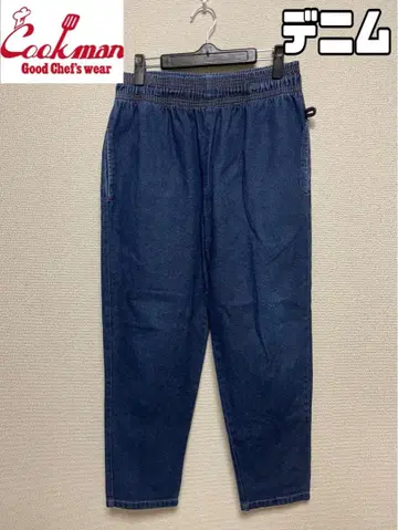 데님 COOKMAN 쿠크만 셰프 팬츠 네이비 M 사이즈