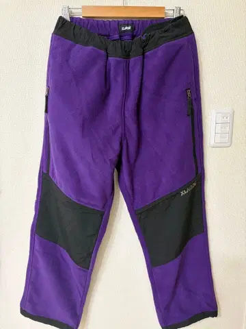 XLARGE 플리스 팬츠 M 사이즈 퍼플