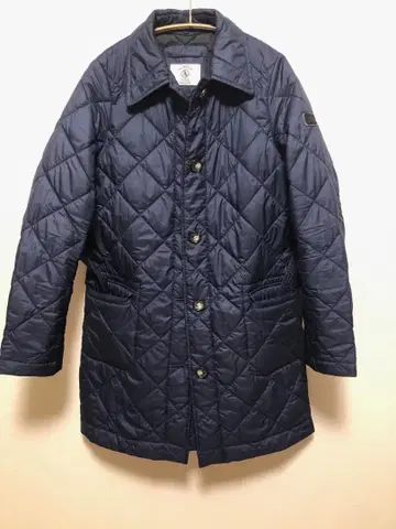 에이글 네이비 퀼팅 자켓 코트
