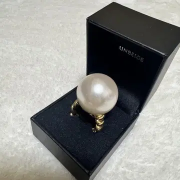 [ UNBEIGE ] Big Pearl Ring