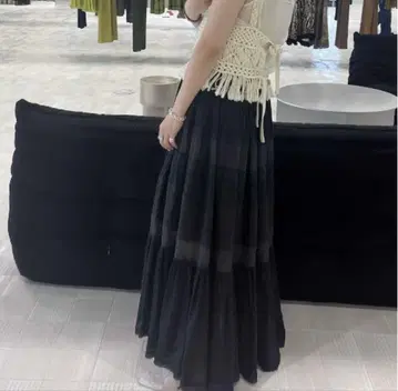 MEDI INDIA COTTON TIERED SKIRT