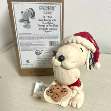 짐쇼어 스누피 산타 크리스마스 피규어 에네스코 박스 포함 새상품급