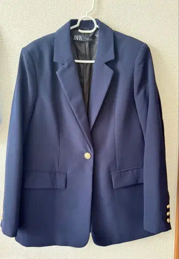 네이비 테일러드 자켓