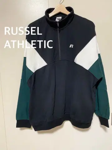 러셀 애슬레틱 하프 지퍼 맨투맨