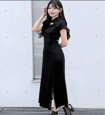 롱 후드티 원피스