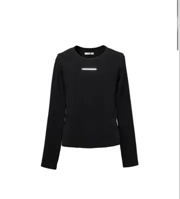 젠트 루이스 립 롱 슬리브 티 블랙 S사이즈