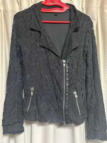 ZARA 블루 니트 레이스 자켓 S (라이더스)