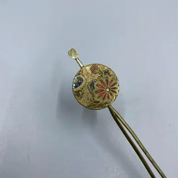 20 빈티지 금속 나비 골드 컬러 꽃무늬 헤어콤