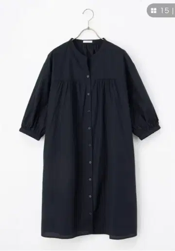 허니즈 네이비 7부 소매 튜닉 LL