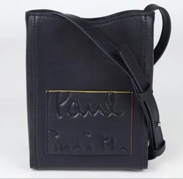 폴 스미스 네이비 가죽 숄더백