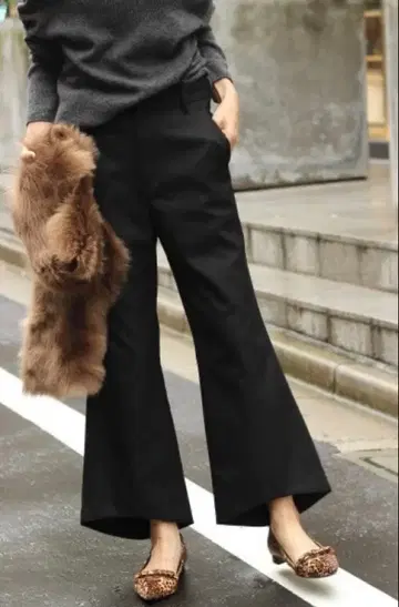 IENA LA BOUCLE 데님 플레어 팬츠