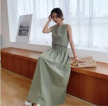 [ 새상품급 ] birthday bash 허리 마크 롱 드레스 원피스