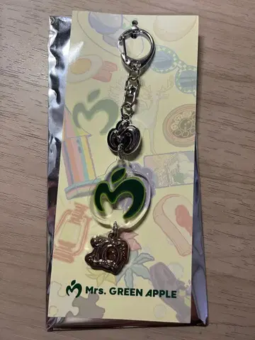 미세스 그린애플 랜덤 참 키링 A 로고 마크