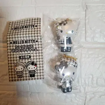 헬로키티 흑백 걸리시 시크릿 마스코트 참 미미 쨩