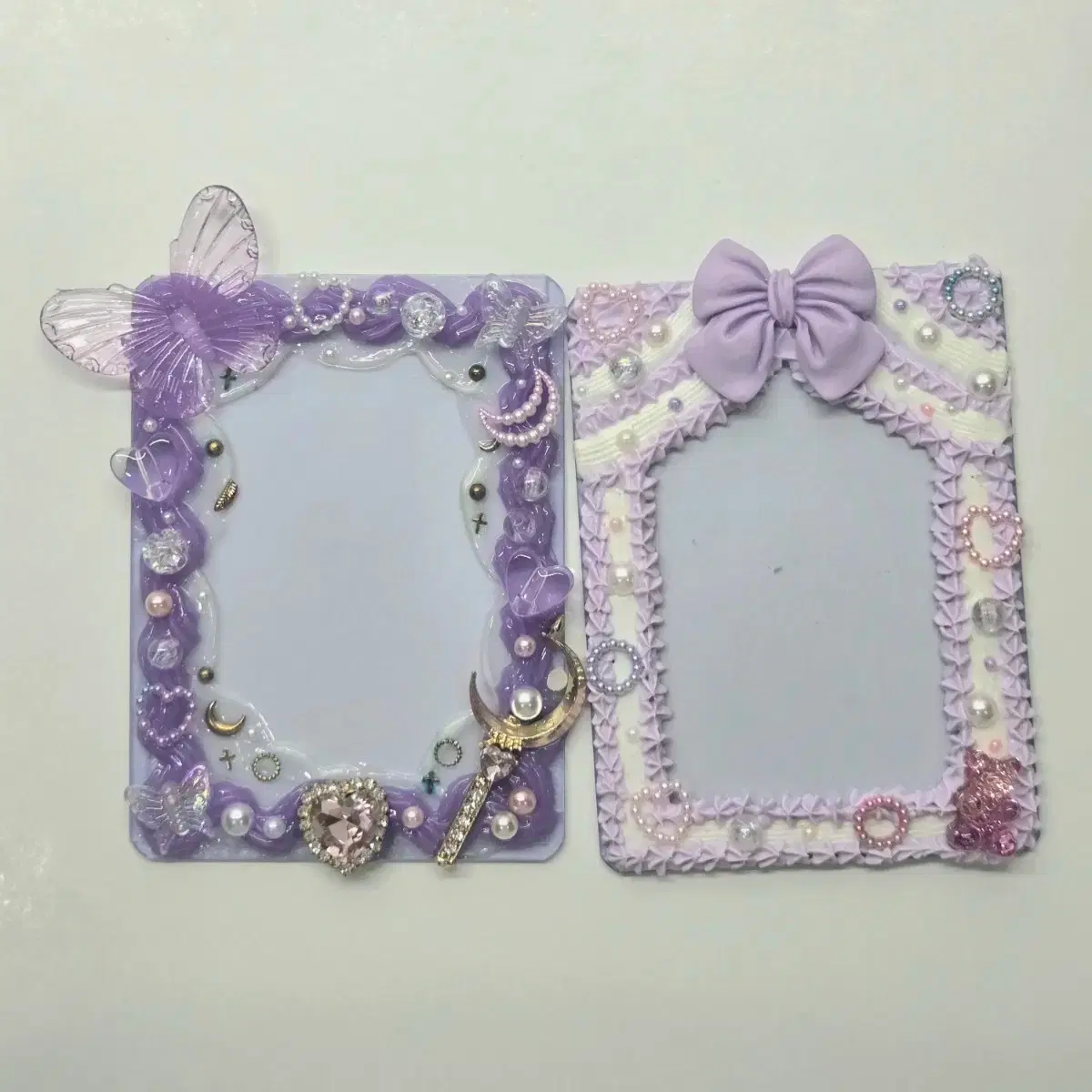 보라색 데코덴 탑꾸 포카홀더