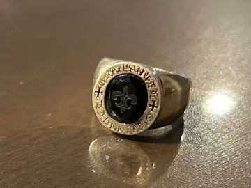 실버 925 플뢰르 드 리스 반지