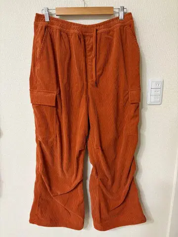 코듀로이 와이드 팬츠 M 사이즈