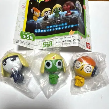 [ 새상품 ] 개구리 중사 케로로 기다림 피규어 3점