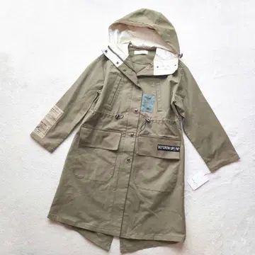 미사용 새상품 akane femme 카키 모즈 코트 M~L