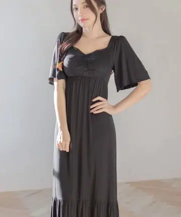 to hacci 나이트 브라 원피스 블랙