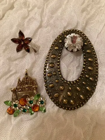 브로치 3종 세트