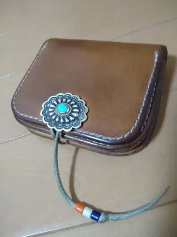 고로즈 각형 동전 지갑 goro's 콤초 부착 지갑