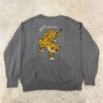 [그라니프] 코튼 니트 스웨터 호랑이 M 사이즈