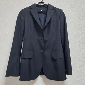 유니클로 플러스J 울 자켓 네이비