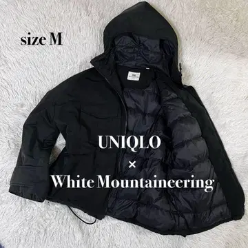 UNIQLO 하이브리드 다운 오버사이즈 파카 블랙 사이즈 M