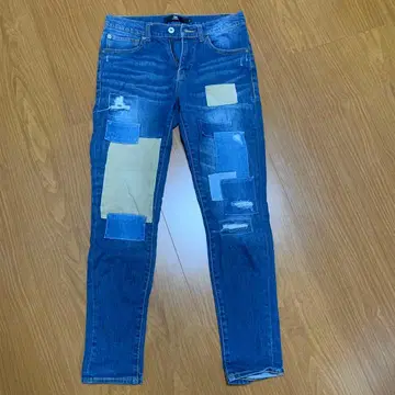 CAMBIO 패치워크 데님 팬츠 S